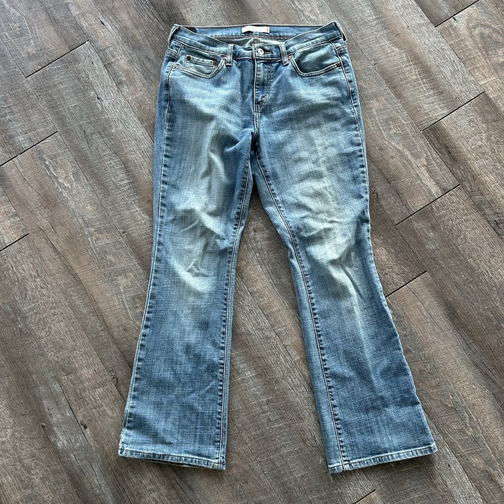 Levi's 515 Jeans Women's Nouveau Boot Cut Size 8 Short Low Rise Denim Jeans